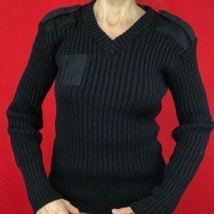 Vintage wool fisherman sweater